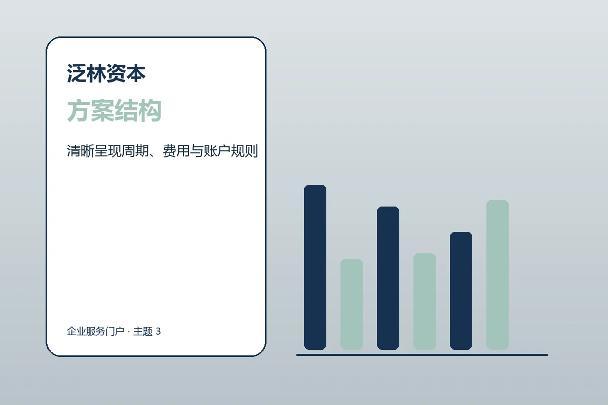 泛林资本方案条件与服务结构示意